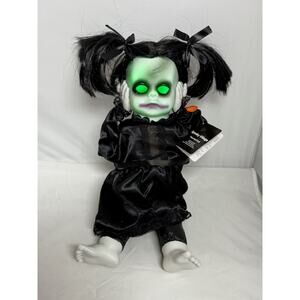 Spooky Village Haunted Doll Halloween 14 Animated "Watch This"